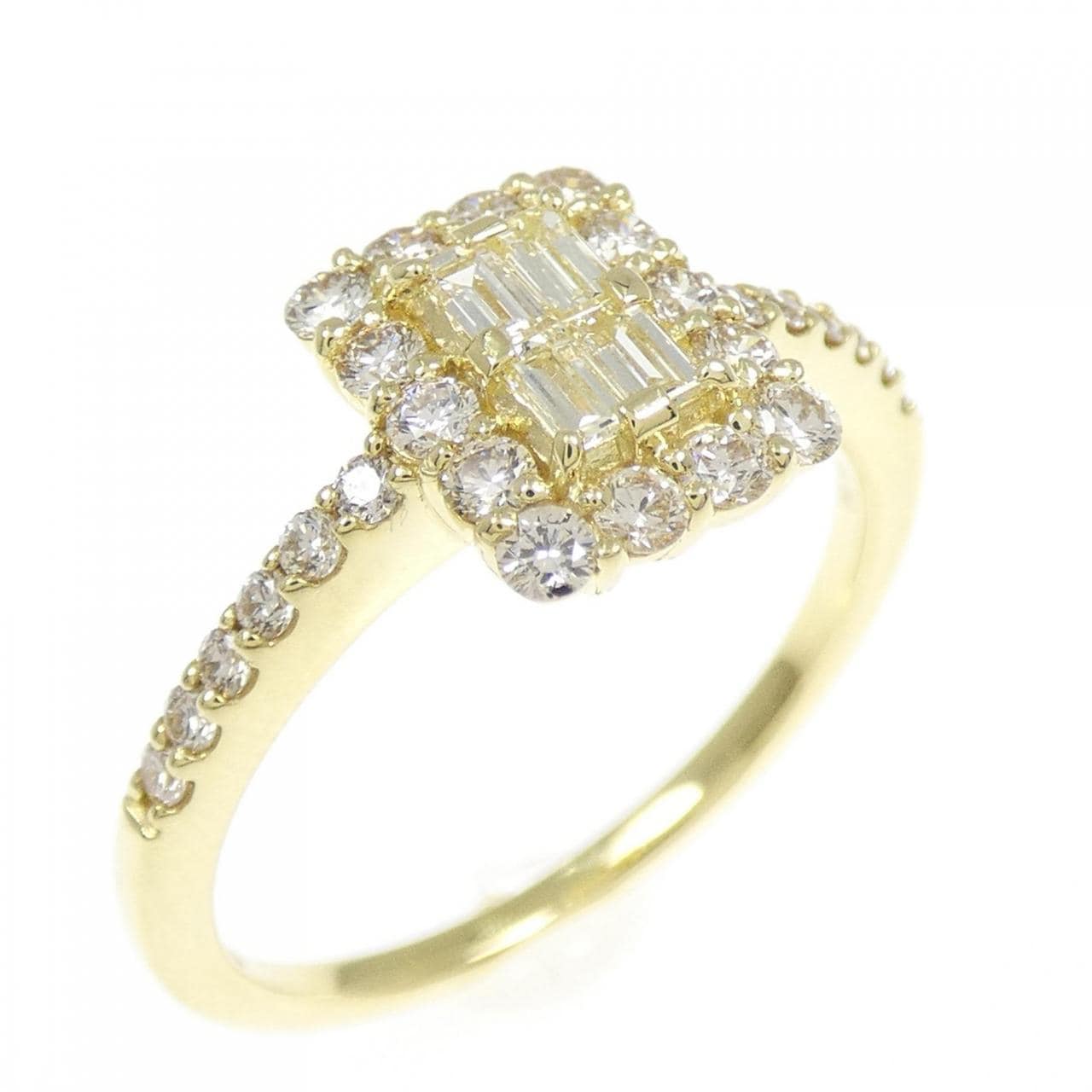 【新品】K18YG ダイヤモンド リング 0.58CT