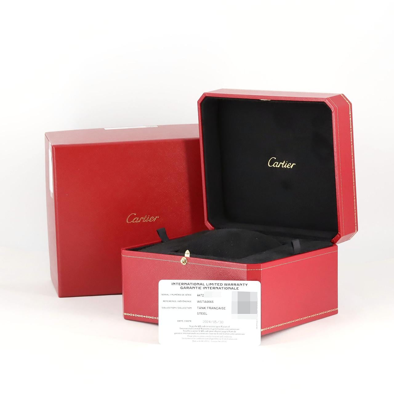 Cartier Tank Française SM WSTA0065 SS Quartz