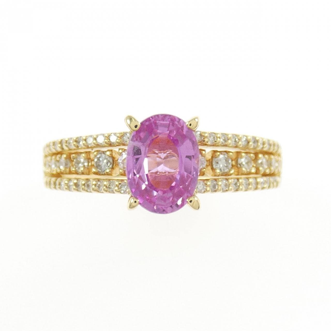 K18PG サファイヤ リング 1.15CT
