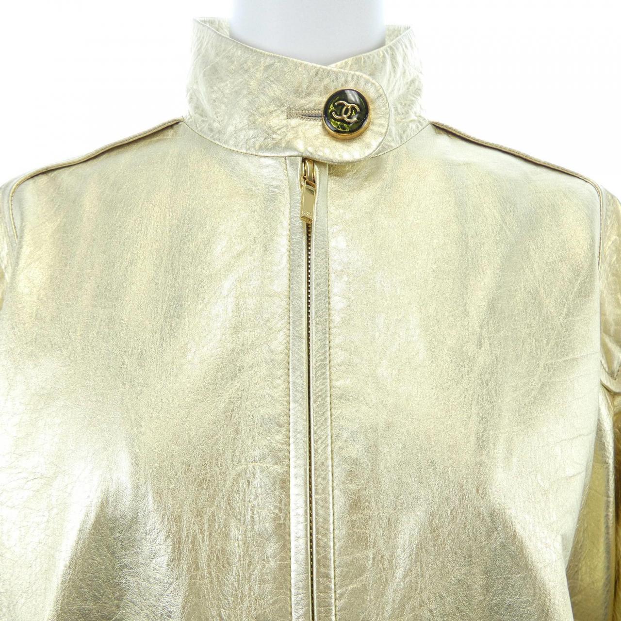 CHANEL P74075C65707 Leather Jacket