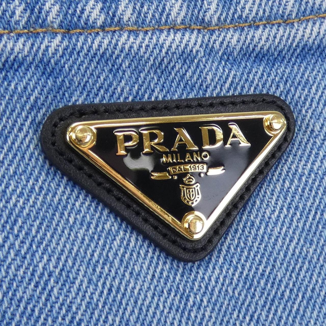 Prada PRADA三角标志GFP507 SOOO 14CC牛仔裤