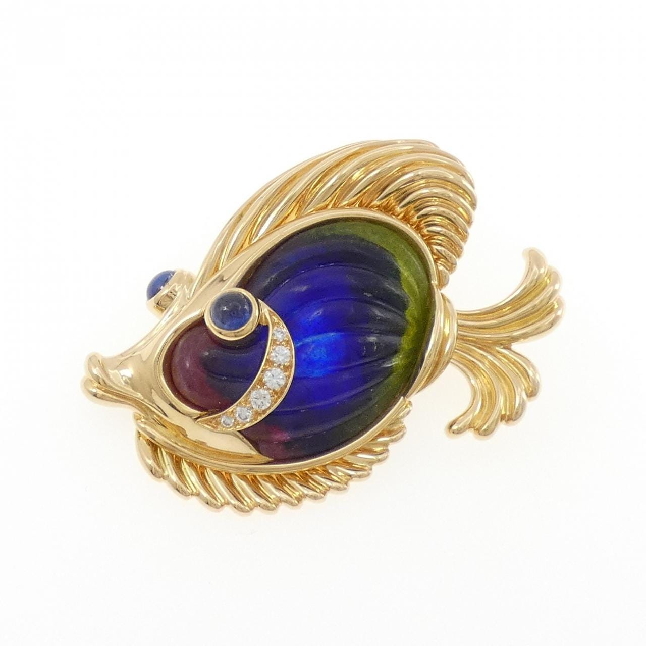 ピアジェ カラーストーン ブローチ