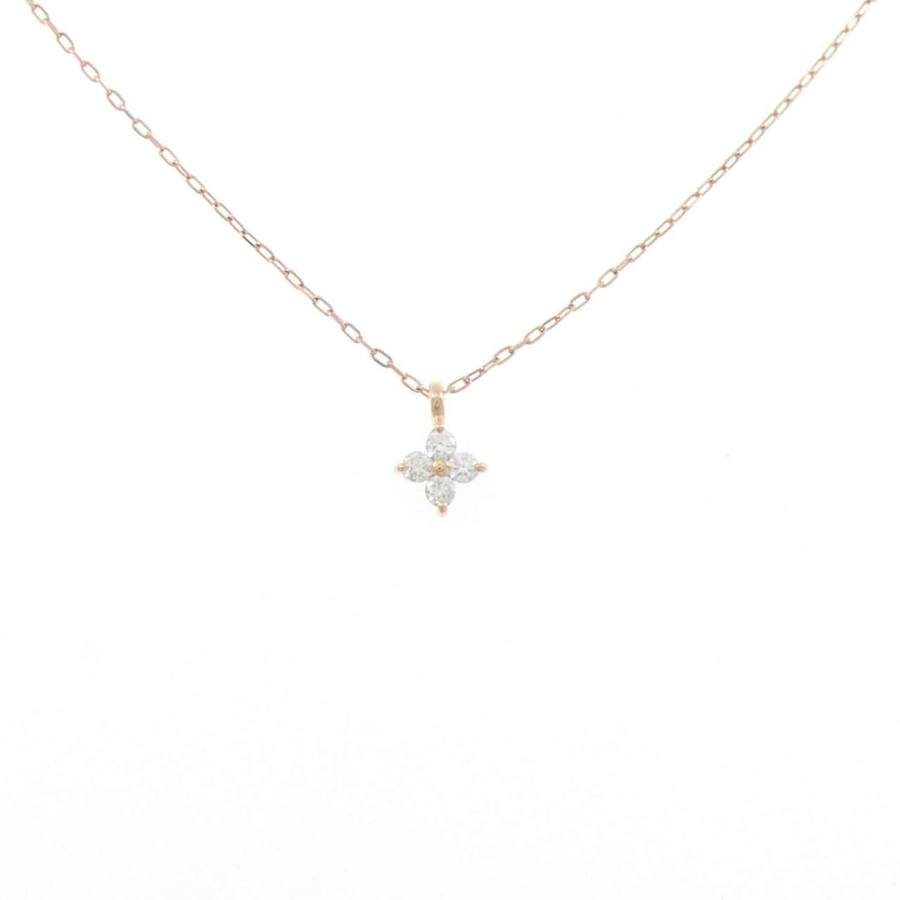 4゜C フラワー キュービック ネックレス