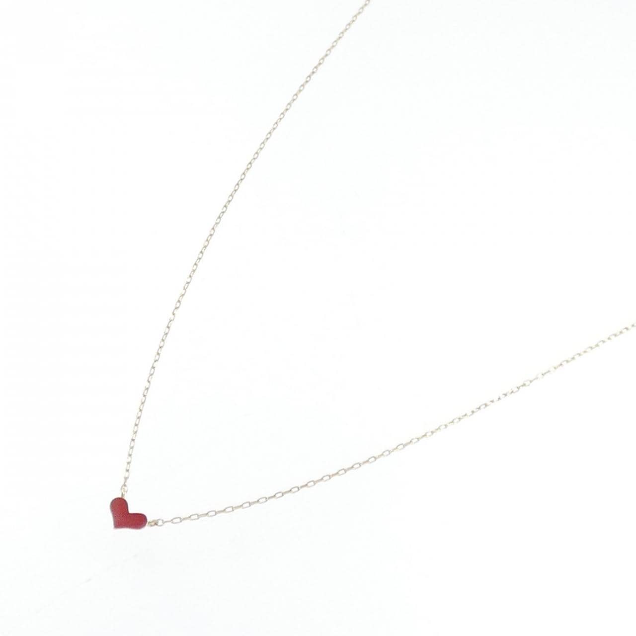 コレット ハート 樹脂 ネックレス