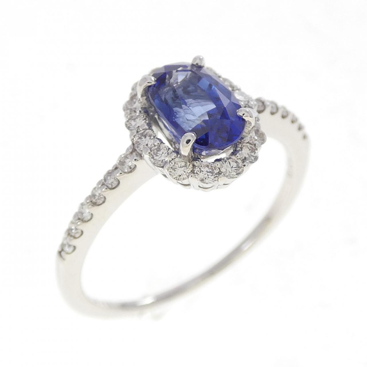 PT900藍寶石戒指1.11CT