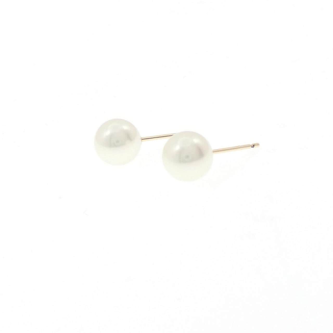 K18YG アコヤパール ピアス 7.2mm