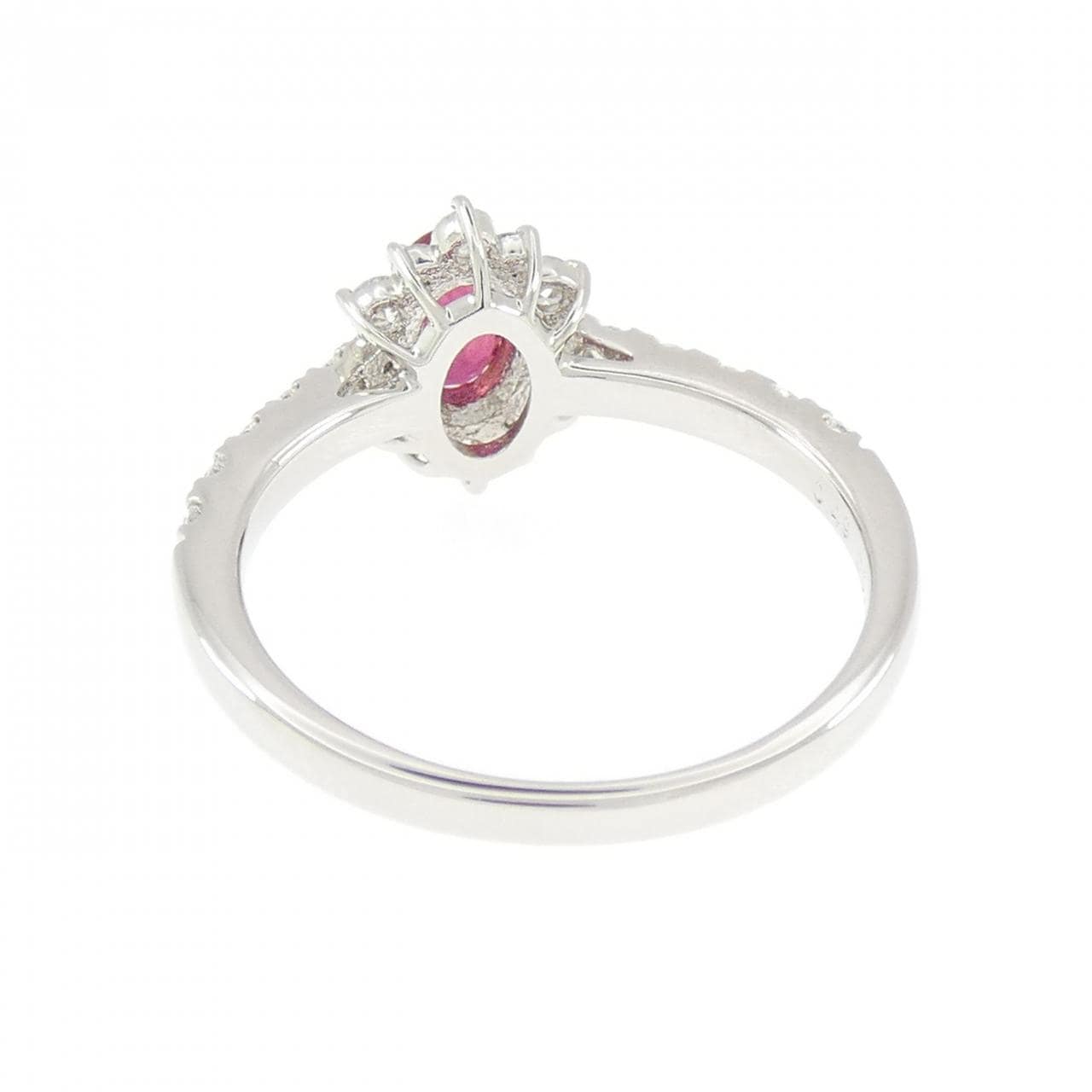 PT900 ルビー リング 0.49CT
