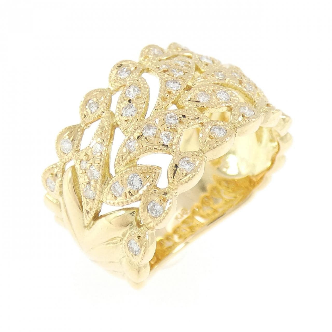 K18YG ダイヤモンド リング 0.34CT