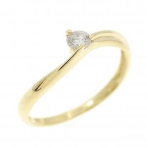 K18YG ダイヤモンド リング 0.11CT