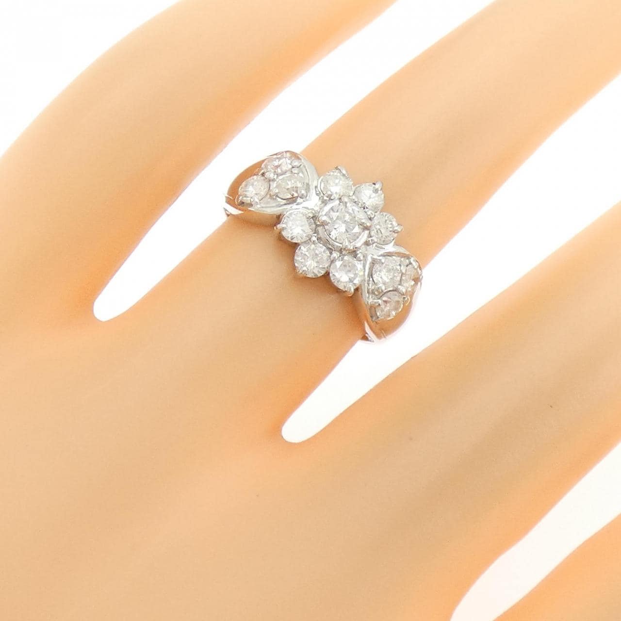 PT900 ダイヤモンド リング 0.96CT