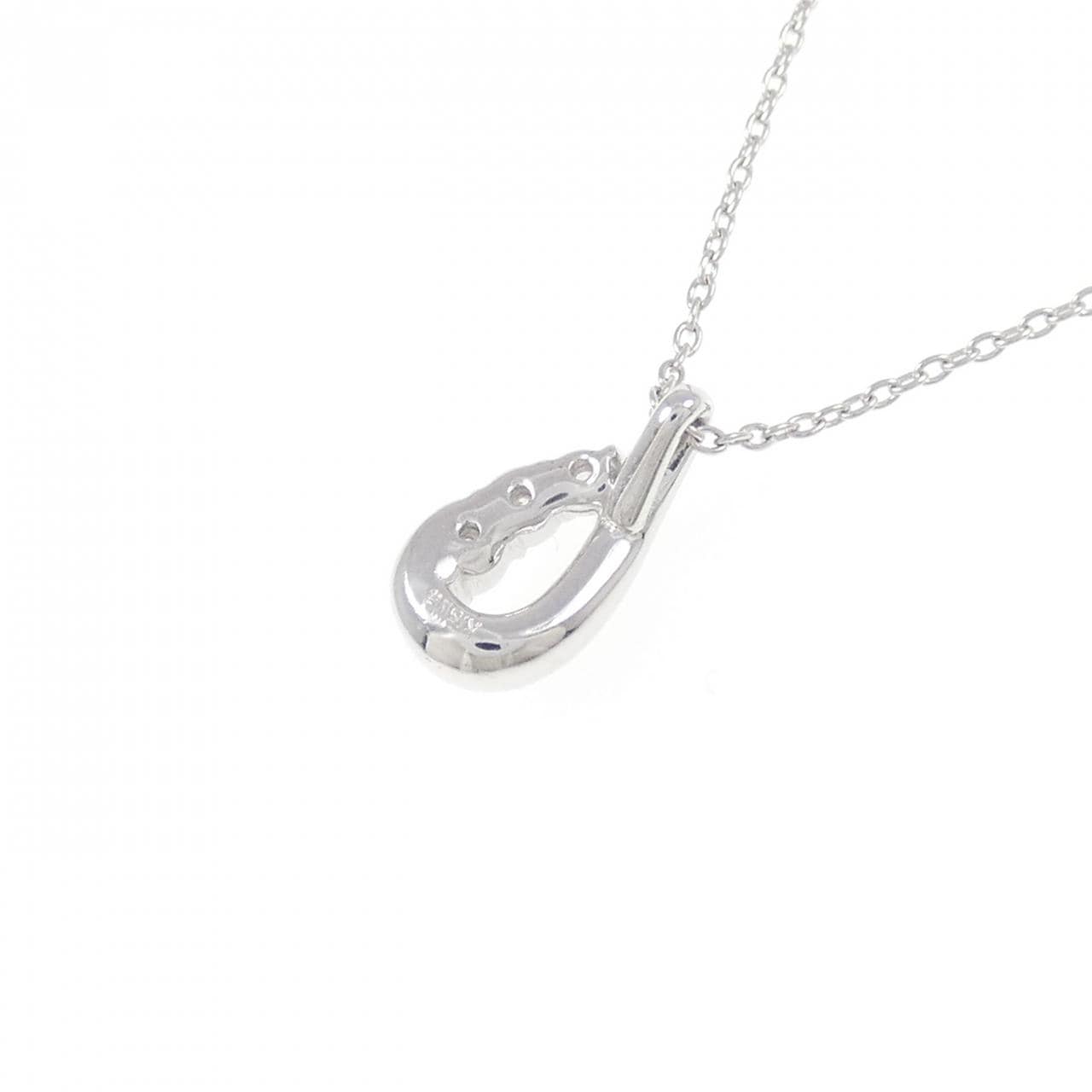 K18WG Diamond necklace