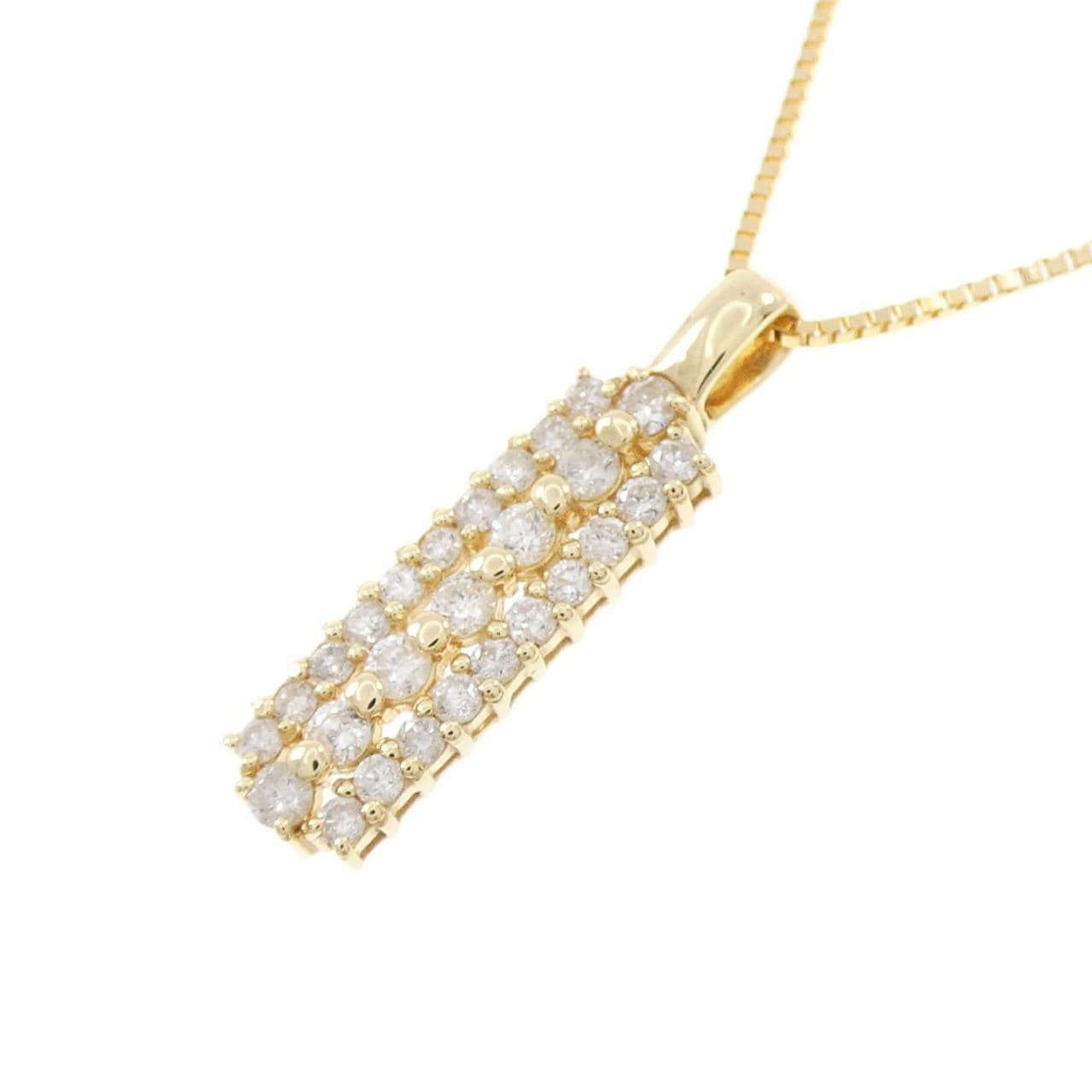 K18YG ダイヤモンド ネックレス 0.50CT
