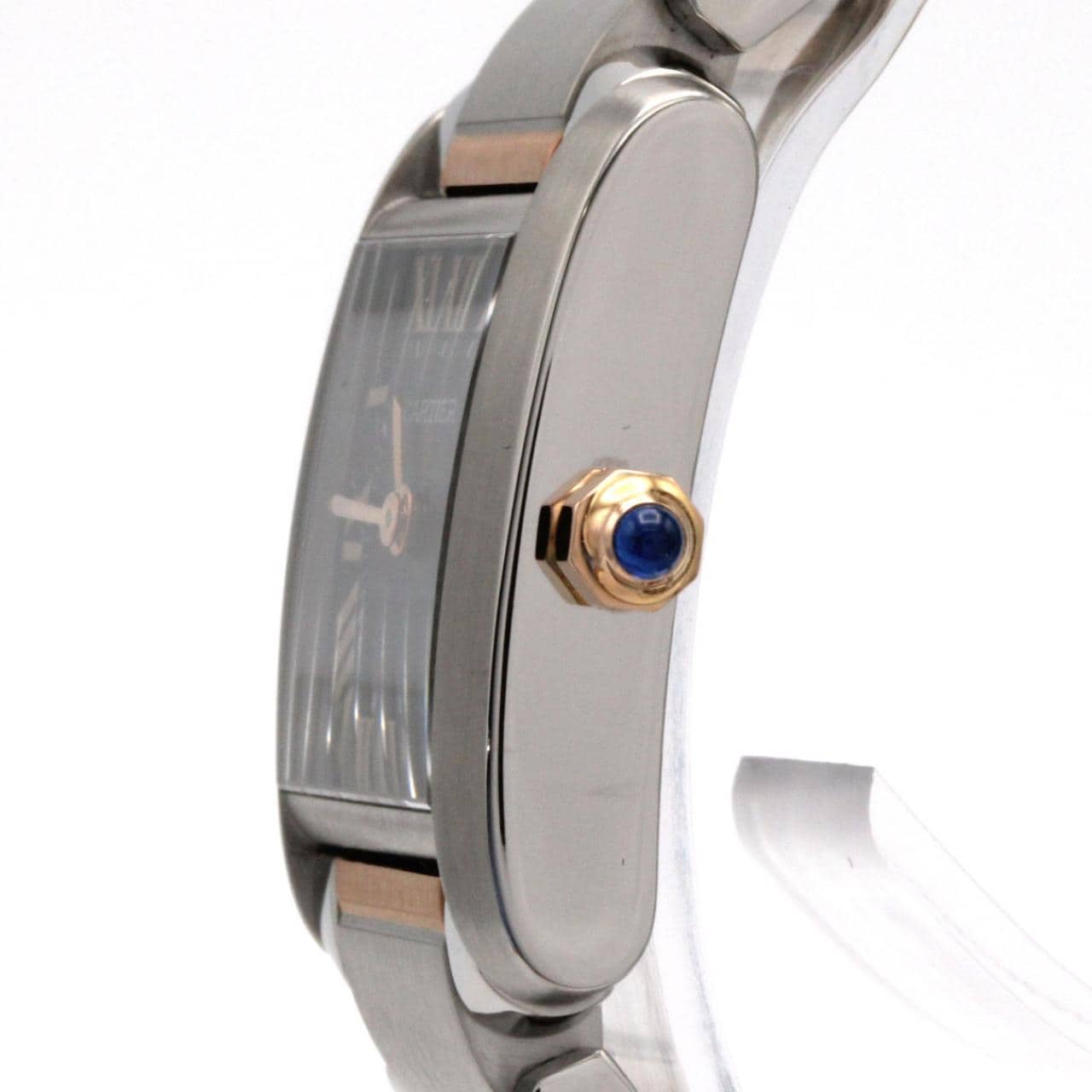 カルティエ タンクフランセーズSM PGコンビ･2009X'mas LIMITED W5010001 SSxPG クォーツ