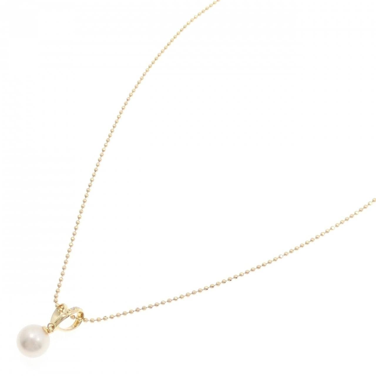 K18YG アコヤパール ネックレス 7.3mm