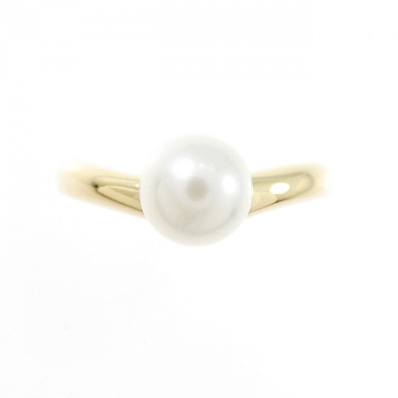 K18YG アコヤパール リング 6.5mm