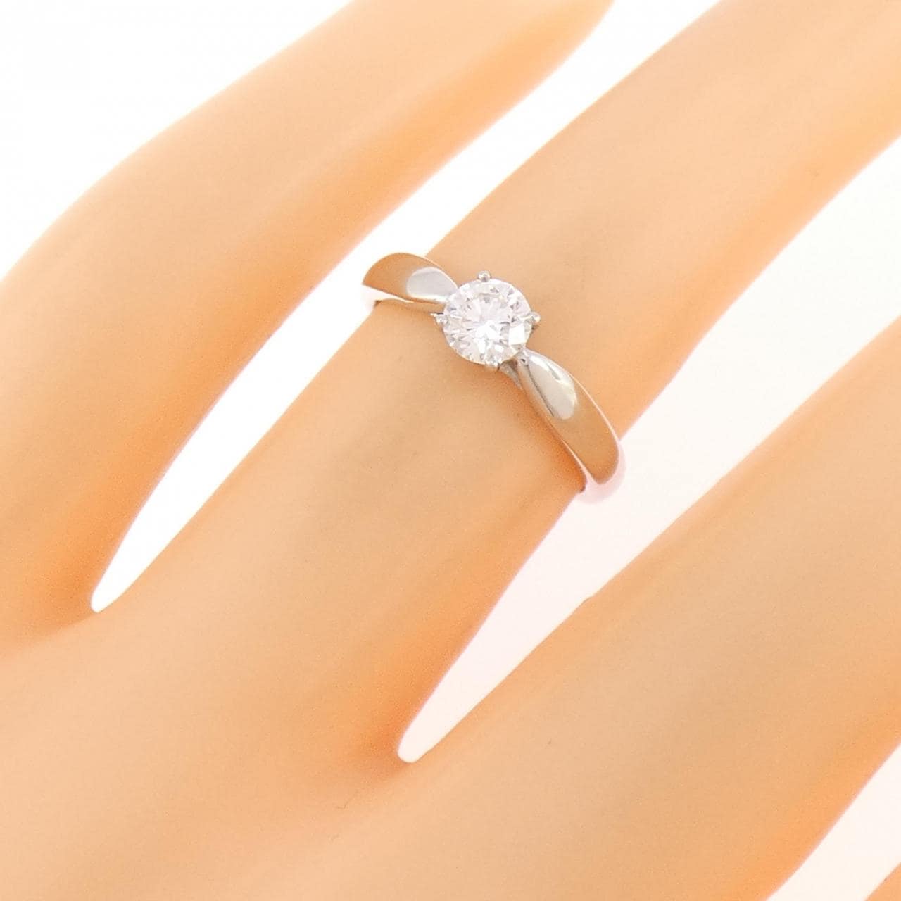 ティファニー ハーモニー リング 0.30CT F VVS1 3EXT