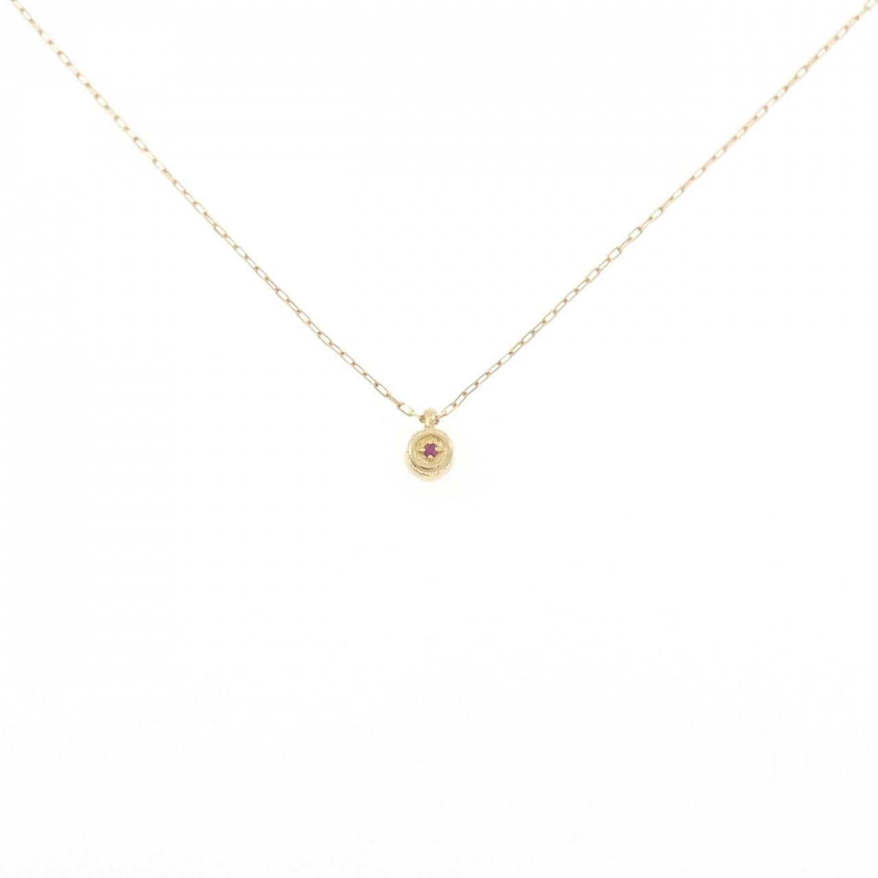 K18YG ダイヤモンド ネックレス 0.03CT