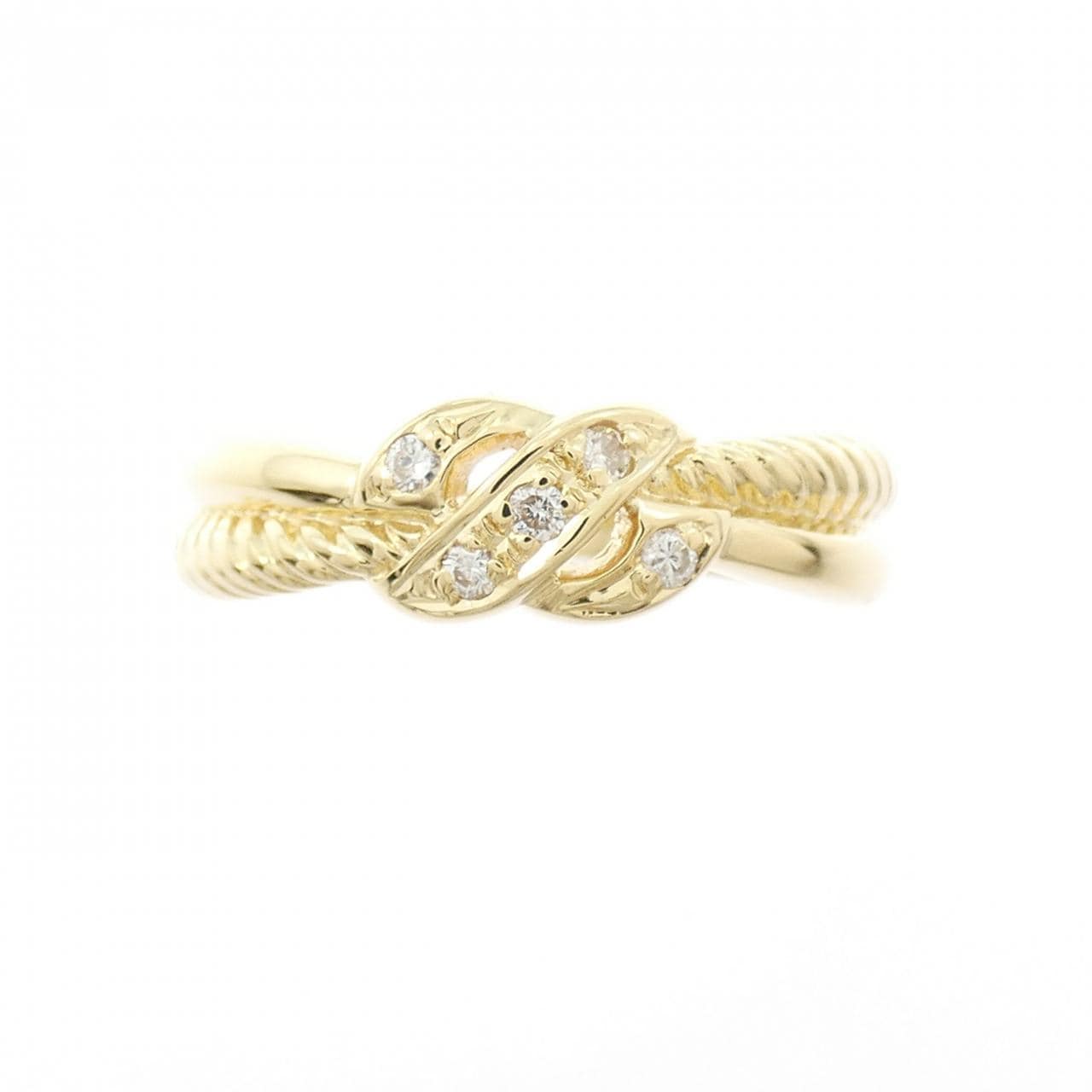 K18YG ダイヤモンド リング 0.05CT