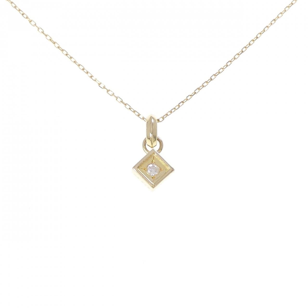 K18YG ダイヤモンド ネックレス 0.05CT