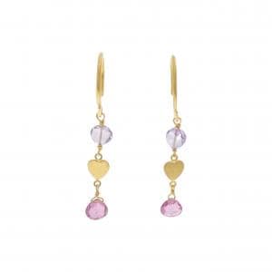 マリエレーヌ･ドゥ･タイヤック アメジスト ピアス