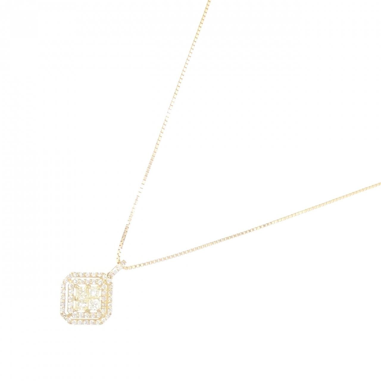 【新品】K18YG ダイヤモンド ネックレス 0.50CT