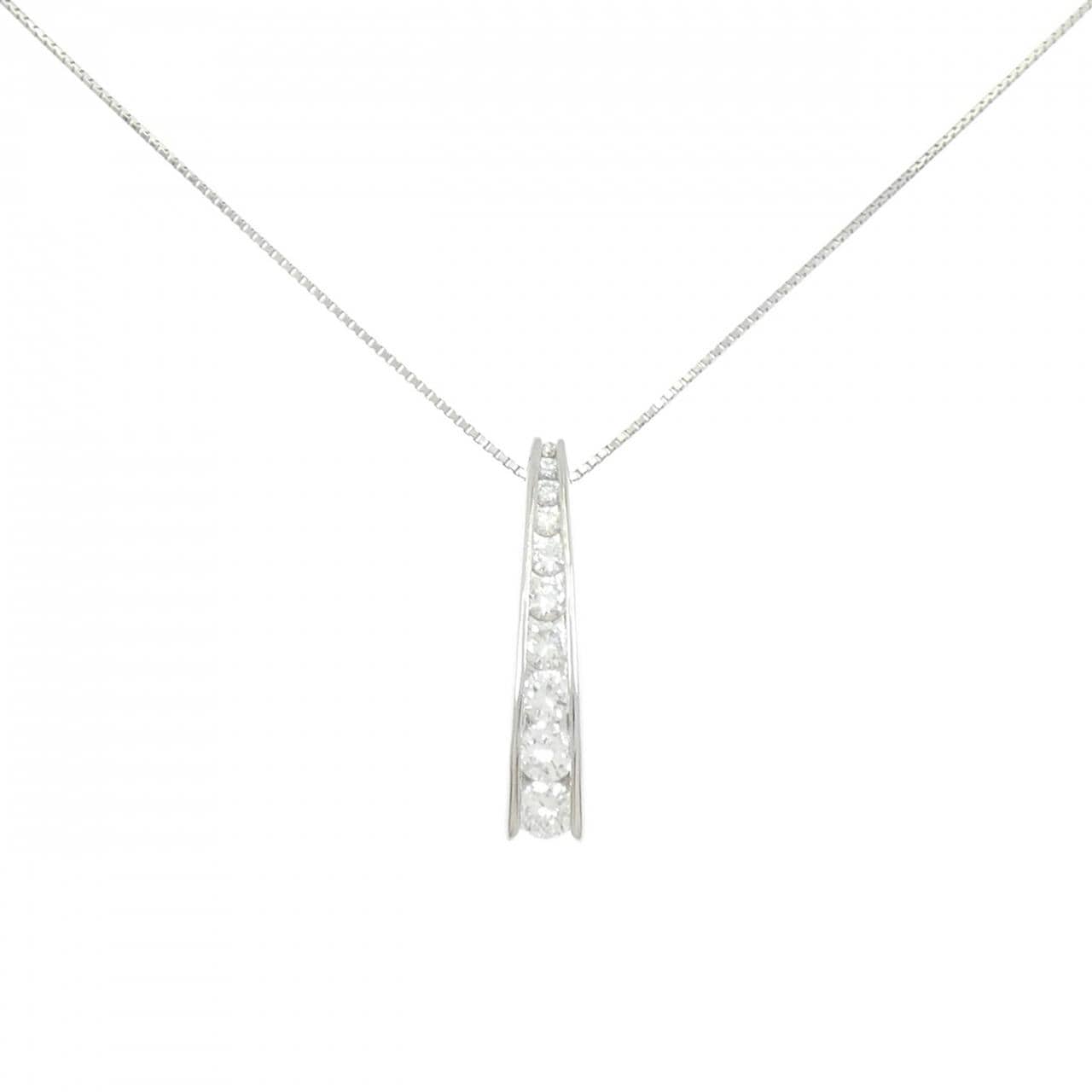 PT900/PT850 ダイヤモンド ネックレス 1.02CT