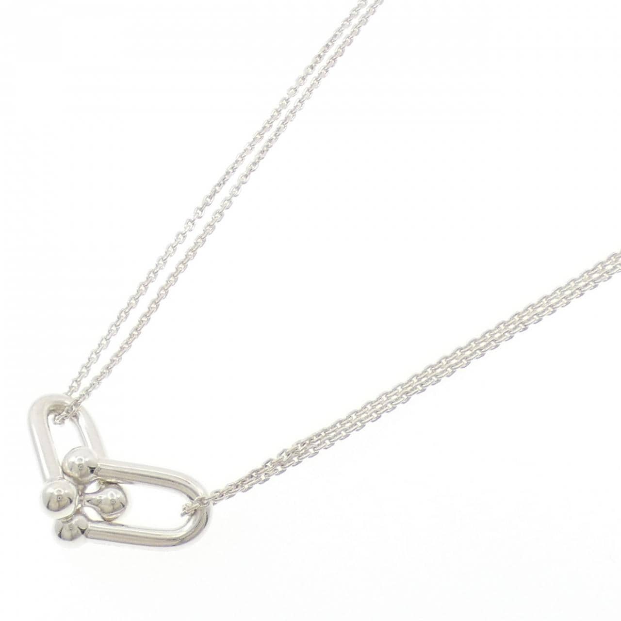 ティファニー ハードウェア ラージ ダブル リンク ネックレス