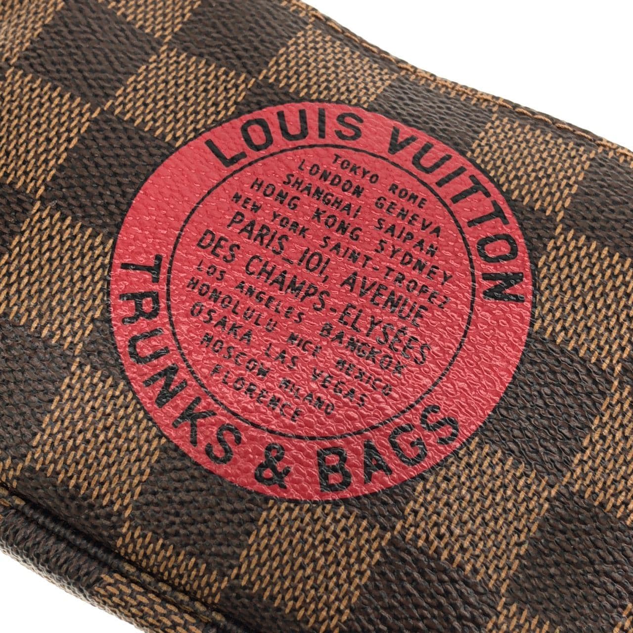 ルイヴィトン ダミエ(T&B) ミニ ポシェット アクセソワール N58011 アクセサリーポーチ