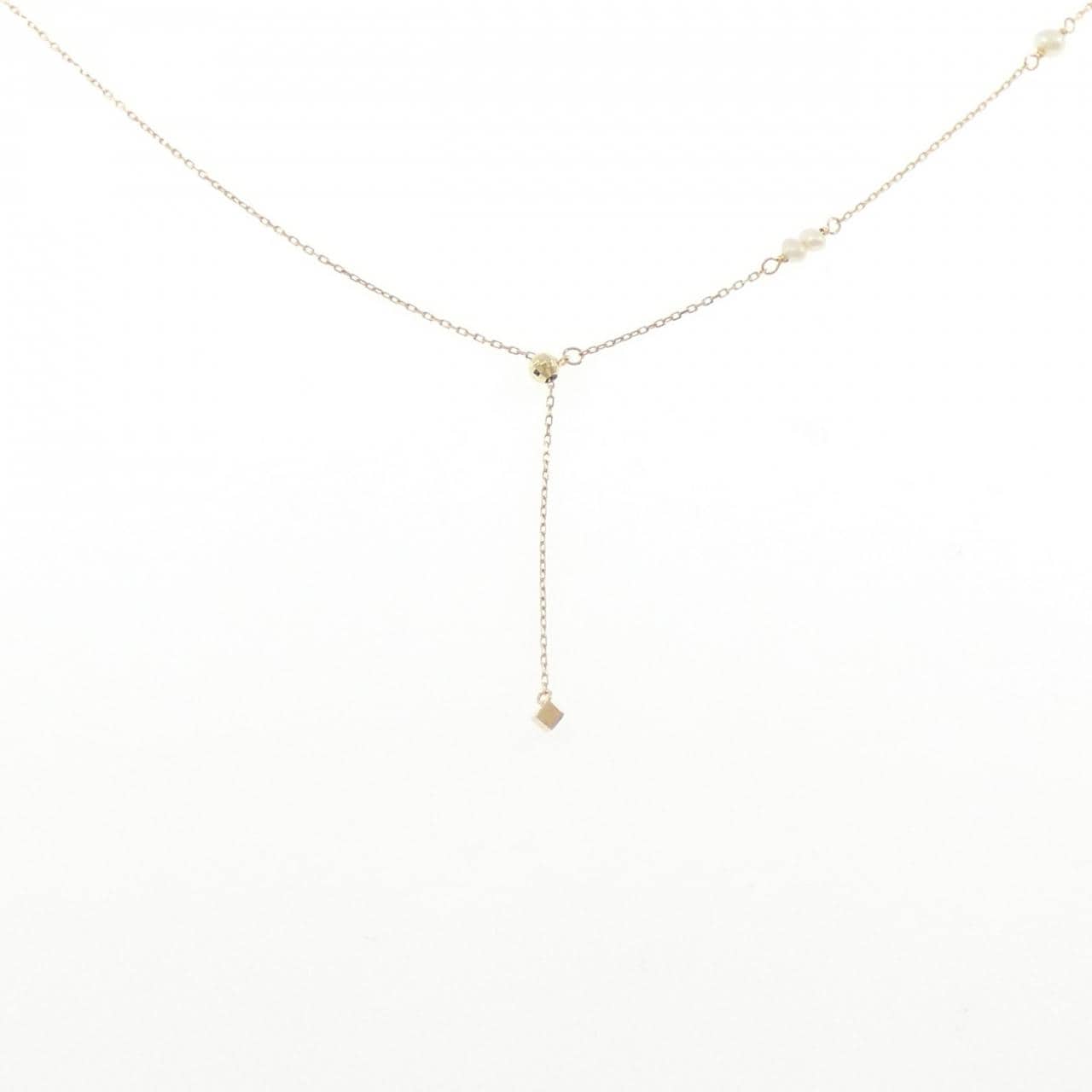 アガット 淡水パール ネックレス