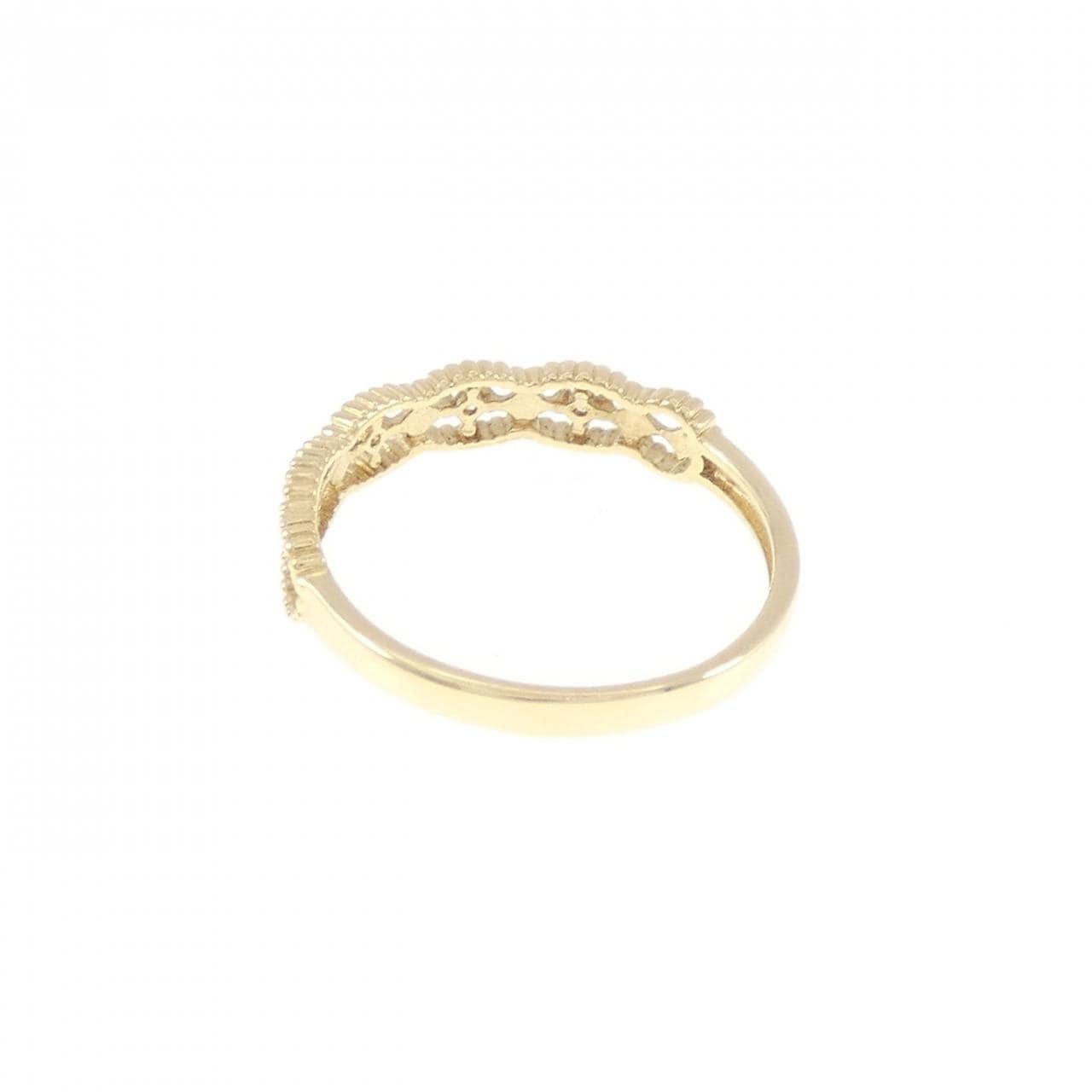 K18YG ダイヤモンド ピンキーリング 0.02CT