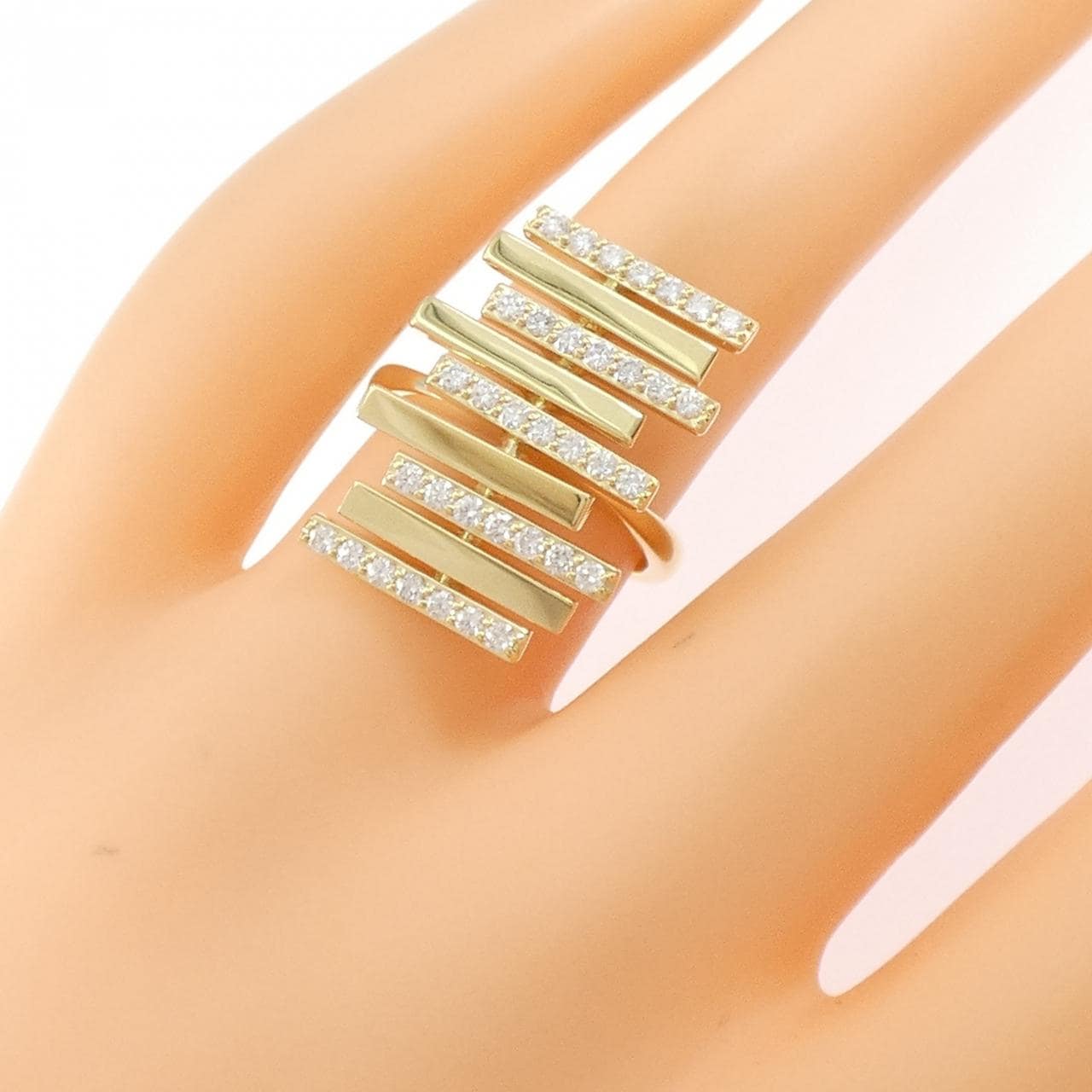 K18YG ダイヤモンド リング 0.50CT