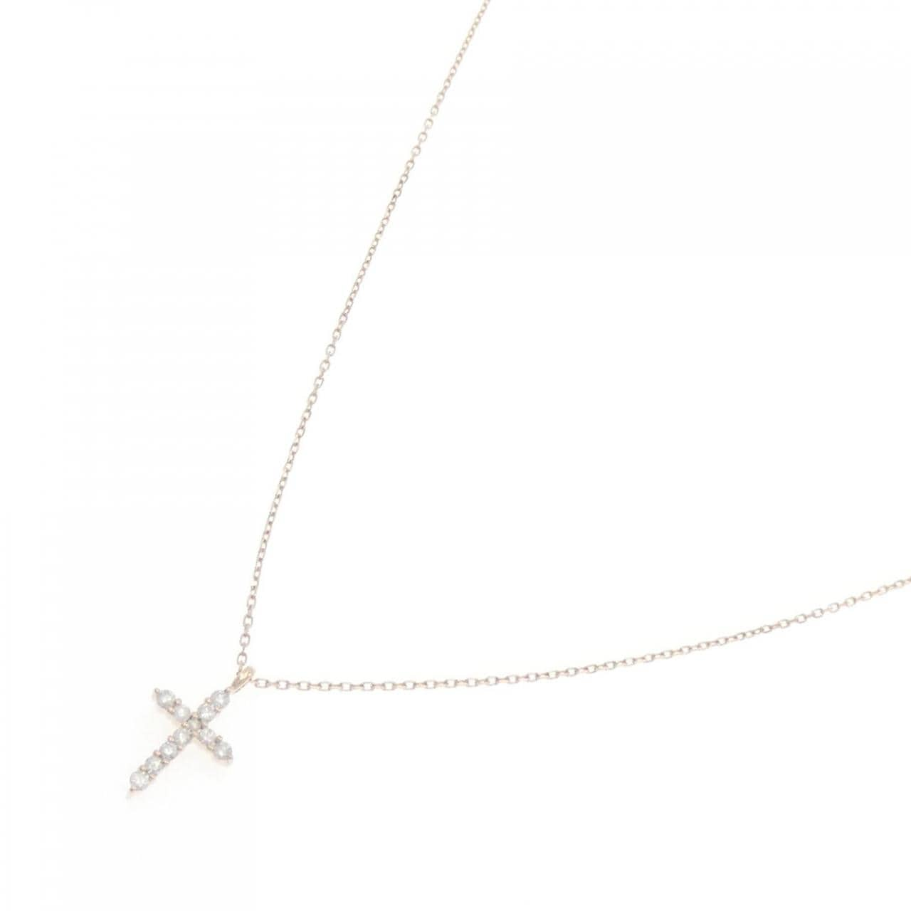 4゜C cross Diamond necklace