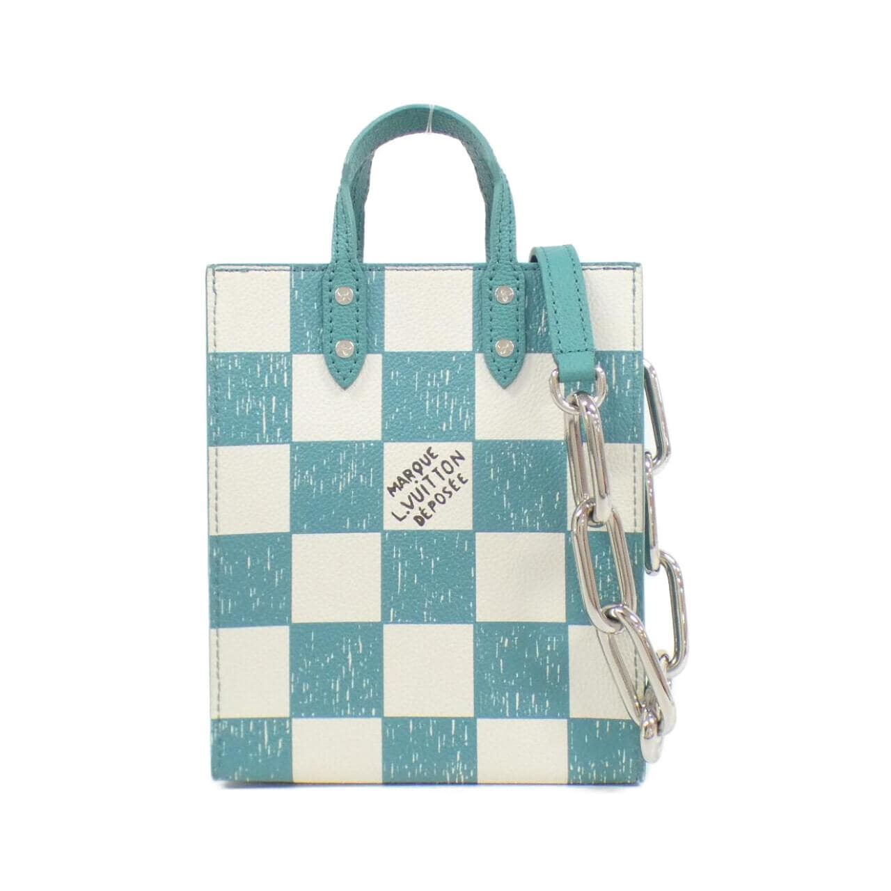 LOUIS VUITTON Damier 棋盤格 Sac Pla XS N60495 包