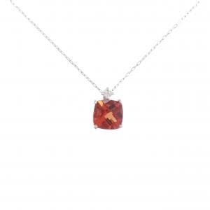 K18WG アンデシン ネックレス 0.68CT