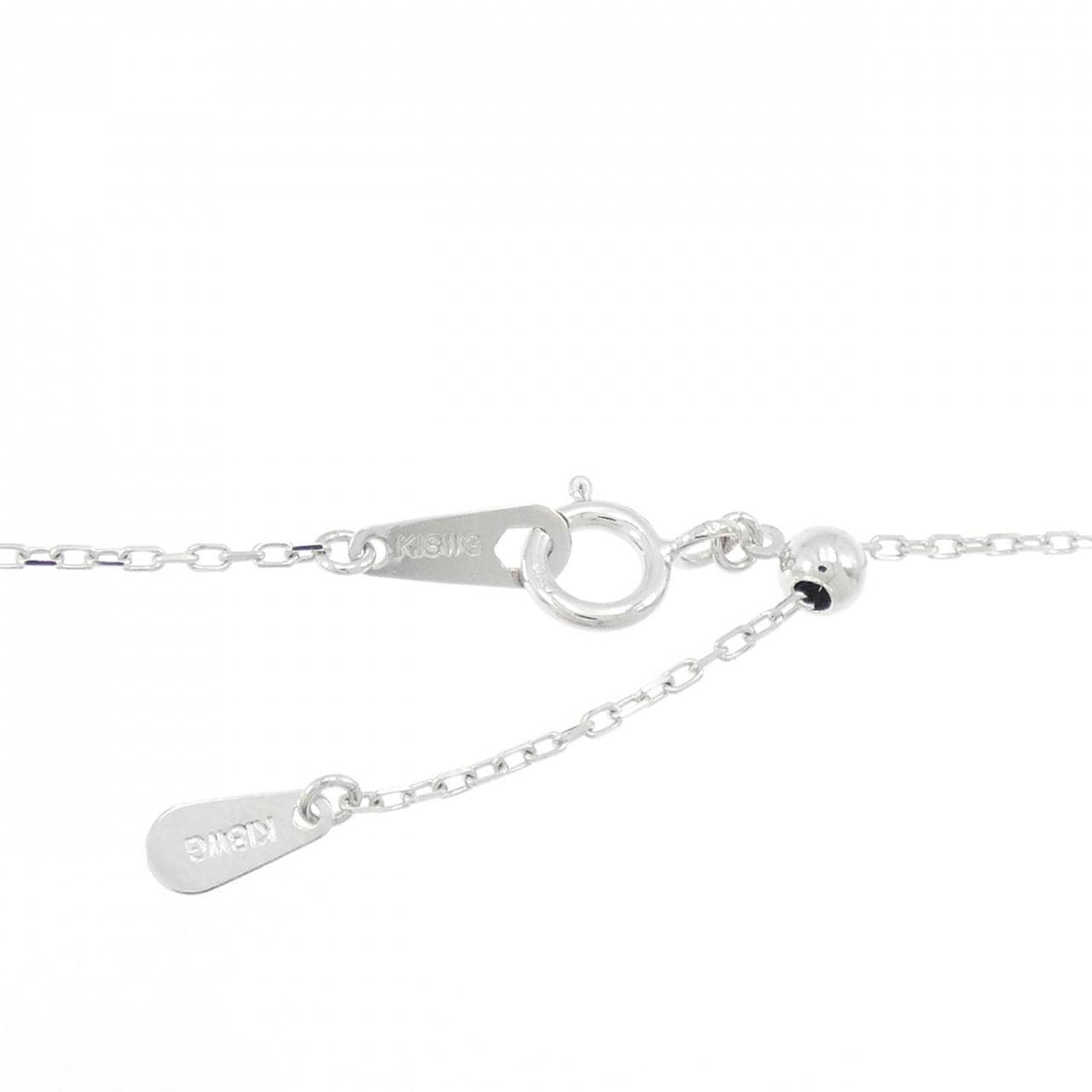 K18WG ダイヤモンド ネックレス 0.50CT