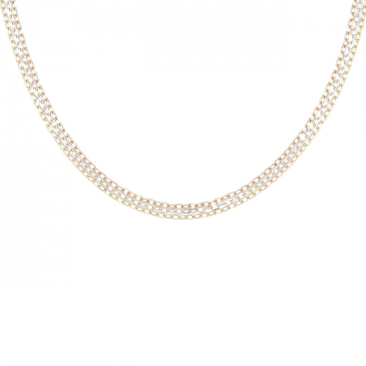 Cartier 750 three color necklace