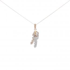 K18PG/K18WG ダイヤモンド ネックレス 0.50CT