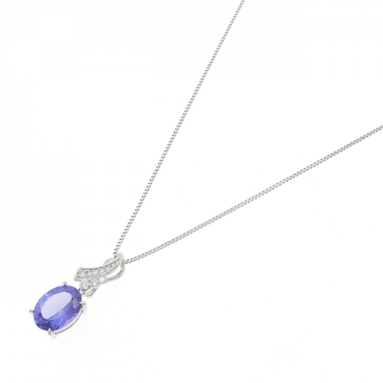 PT900/PT850坦桑石项链 1.69CT