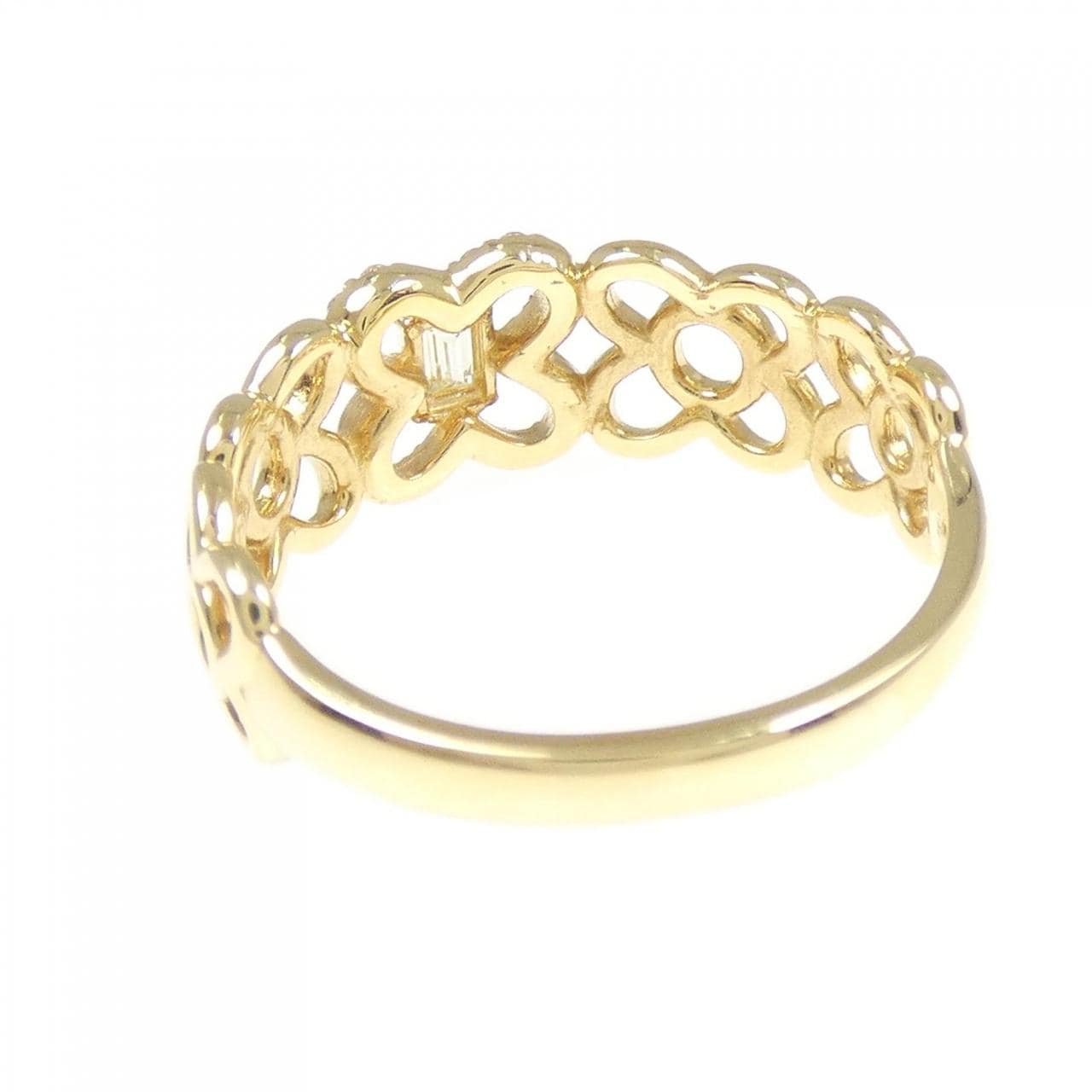 【新品】K18YG ダイヤモンド リング 0.15CT