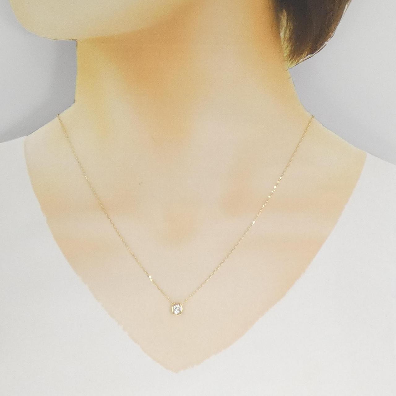 K18YG ダイヤモンド ネックレス 0.303CT