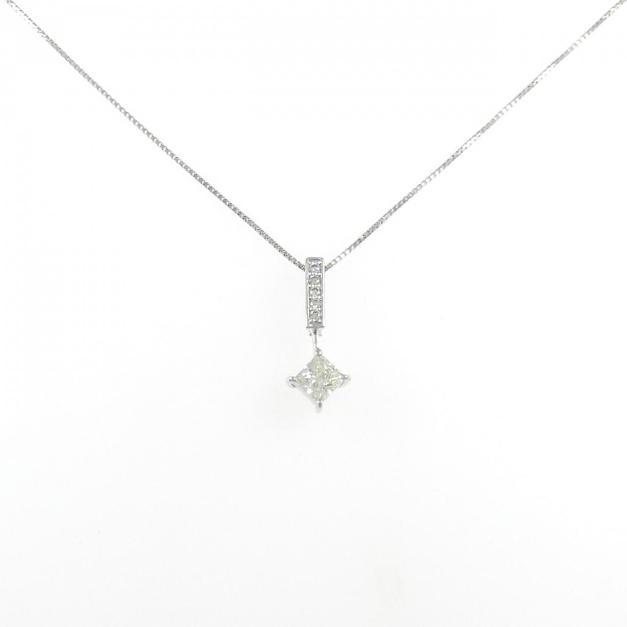PT950/PT850 ダイヤモンド ネックレス 0.30CT