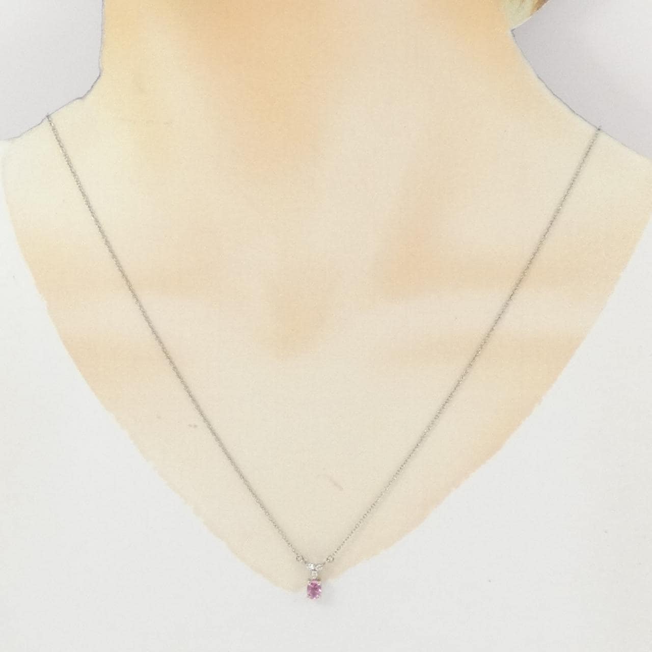 PT900/PT850 サファイヤ ネックレス 0.38CT