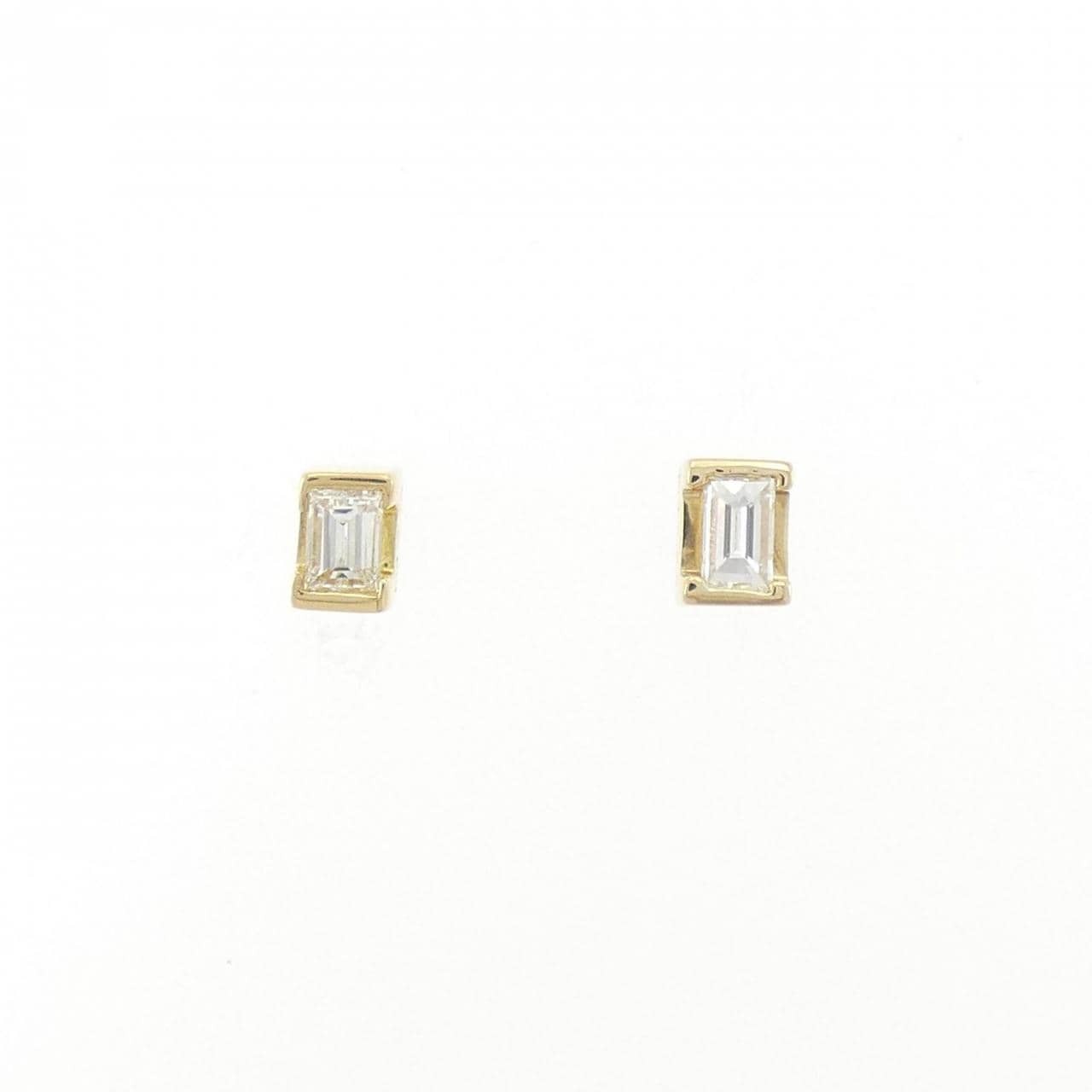 K18YG ダイヤモンド ピアス 0.38CT