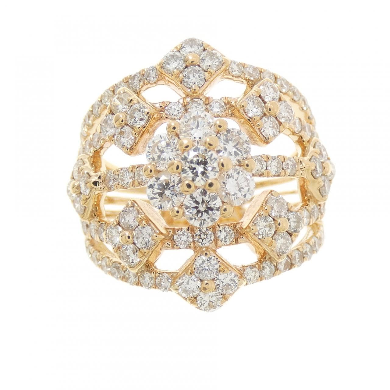 750PG ダイヤモンド リング 2.00CT