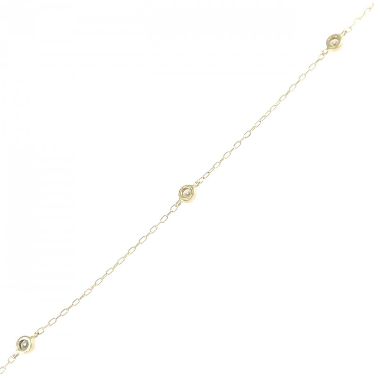 K18YG ダイヤモンド ブレスレット