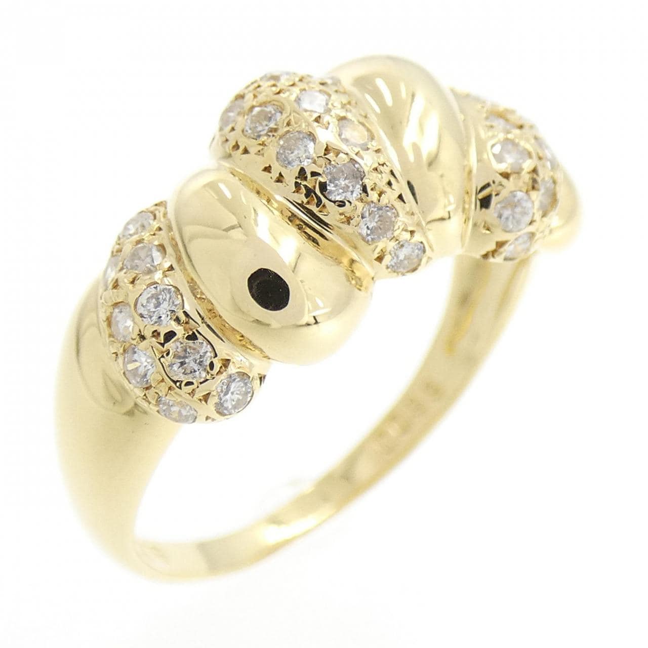 K18YG ダイヤモンド リング 0.33CT