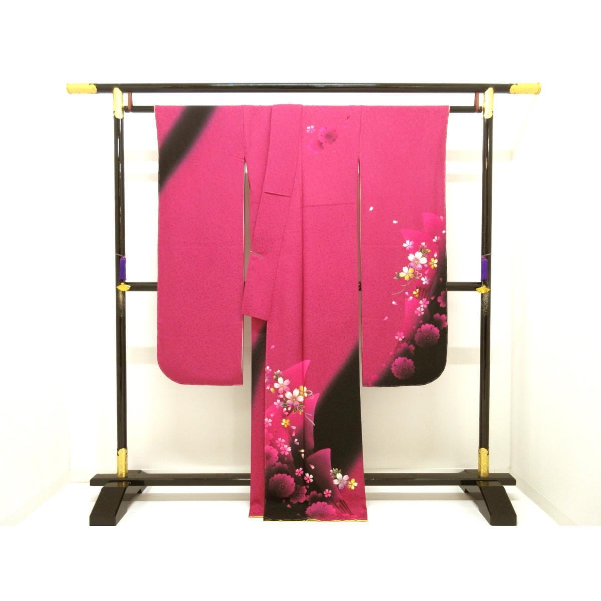 振袖　友禅金彩加工