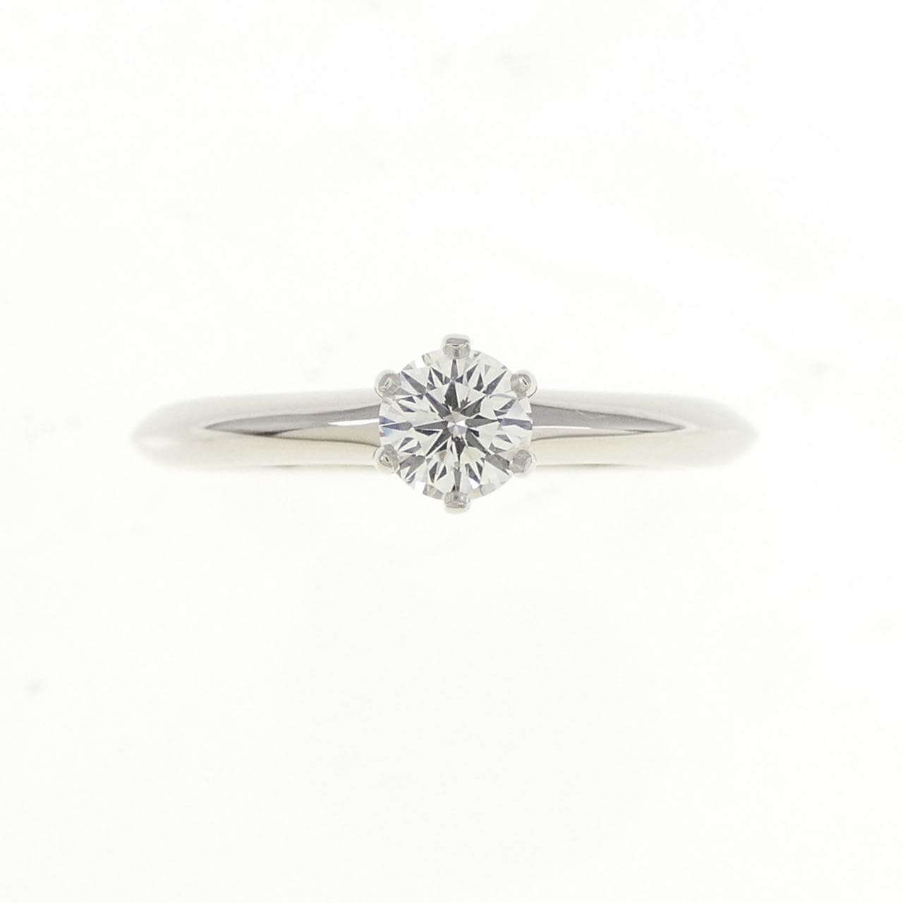 ティファニー クラシックソリティア リング 0.23CT G VVS1 VG