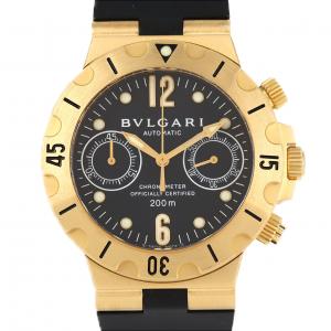 ブルガリ スクーバクロノ YG SC38G/SC38GV/AT YG 自動巻
