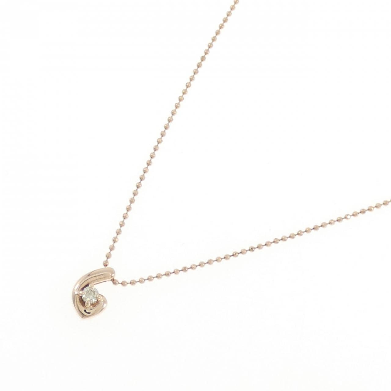 K10PG ダイヤモンド ネックレス 0.05CT